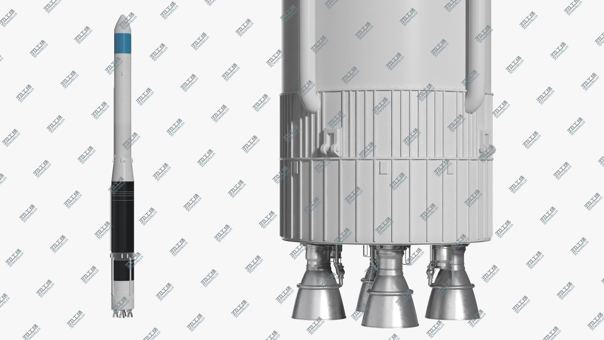 images/goods_img/202105073/Three Stage Carrier Rocket 3D model/2.jpg